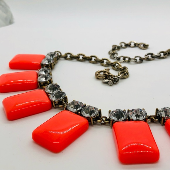 Gorgeous Vintage Neon J. Crew Statement Necklace - Picture 7 of 10